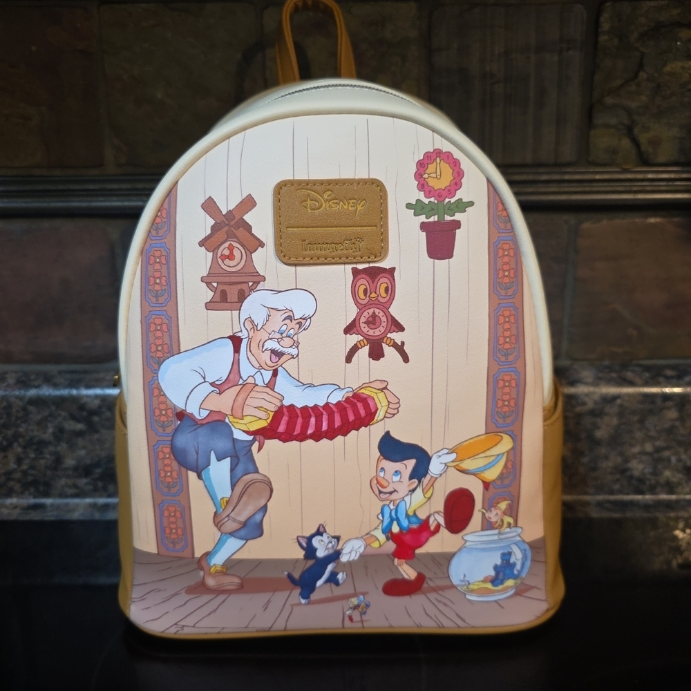 Loungefly Disney Pinocchio Cream Backpack